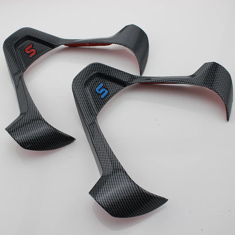 ABS Steering Wheel Trim Sequins Stickers for Ford Ecosport 2013 -2016 New Fiesta 2012 2013 2014 2015 2016 2017 Auto Accessories