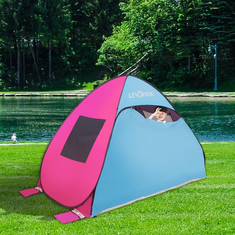 Automatic Double Person Tent with Sunshade & Easy Setup for Beach, Park, & Fishing