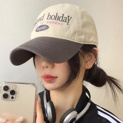 Adjustable Embroidered Baseball Cap Cotton Y2k Peaked Cap Fashion Letter Baseball Hat  Outdoor