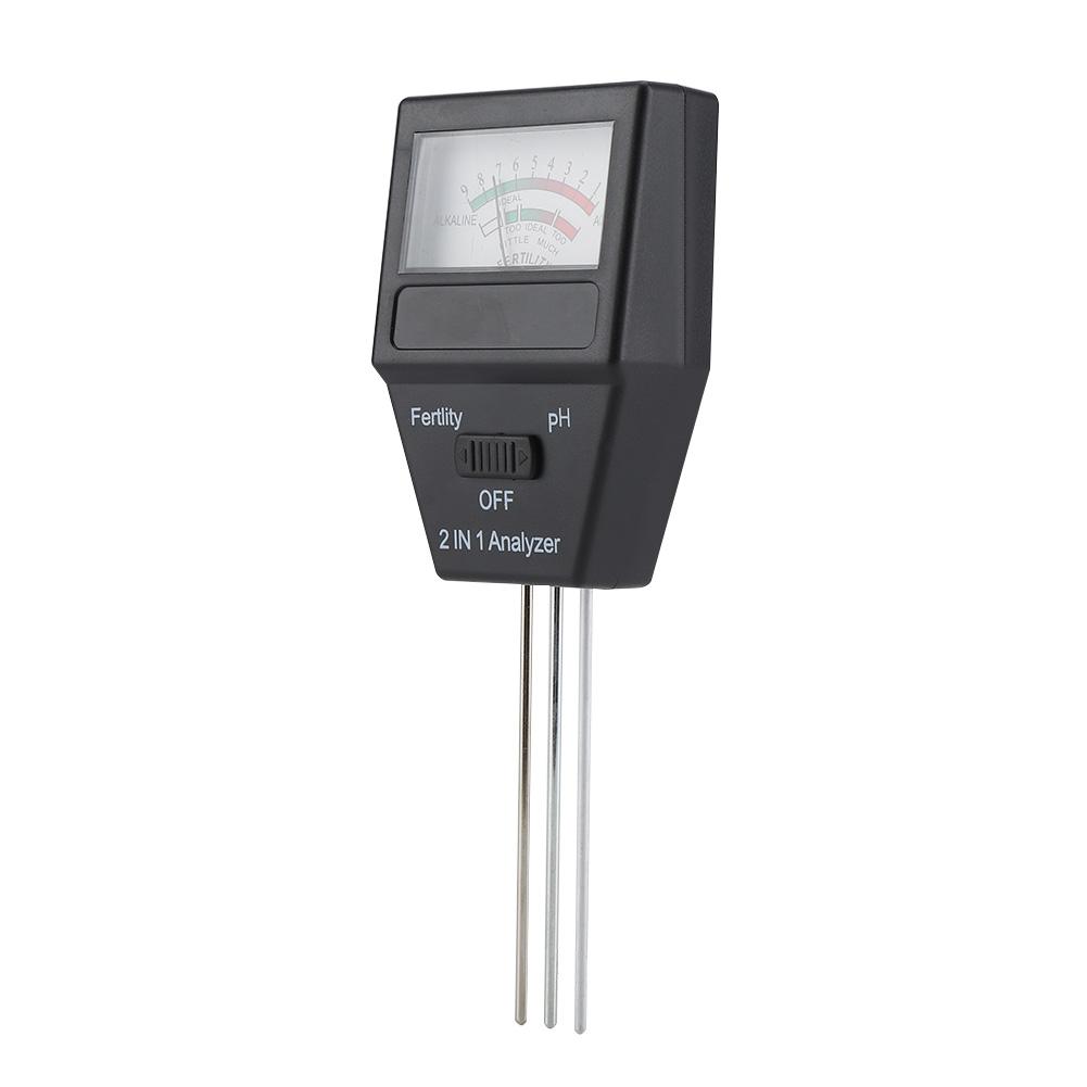 2 In 1 Soil Moisture Meter and PH Level Tester for Plants Crops Flowers Vegetable Farm