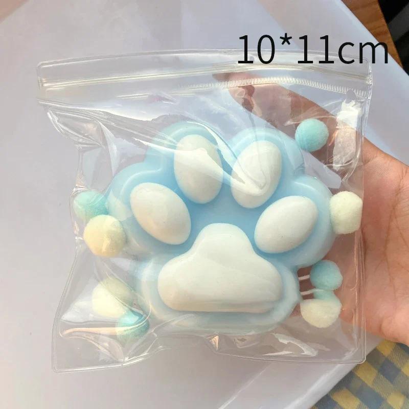 Popular Latest Press Super Large Cat Paw Cute Cat Foot Gentle Rebound Soft Jelly Pinch Decompression Squeeze Toy Antistress Release Toy