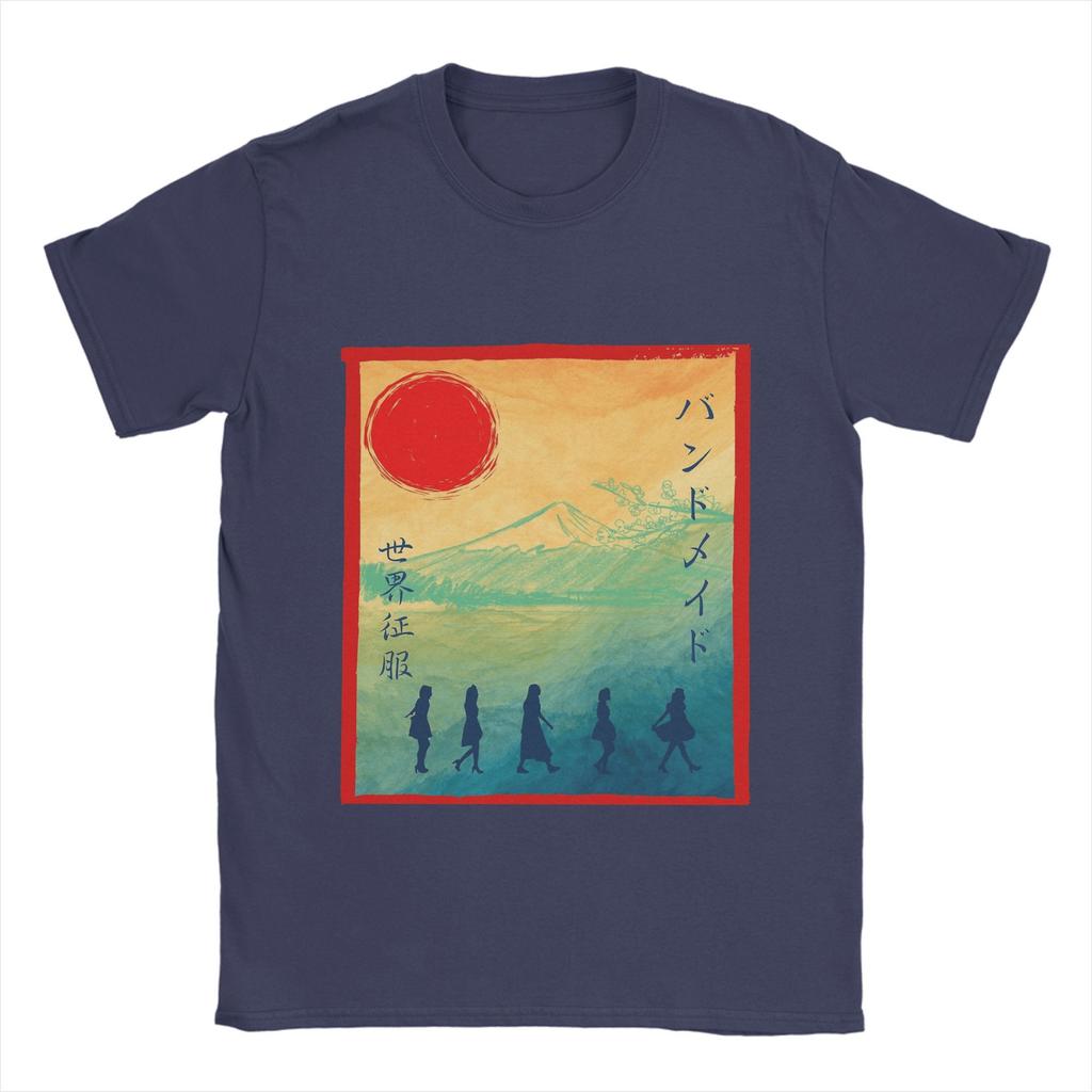 Band Maid Band T-Shirts Herren Reine Baumwolle Freizeit T-Shirt Rundhals T-Shirt Kurzarm Kleidung Übergröße