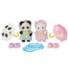 EPOCH Sylvanian Families Nursery Friendly Baby Set -Rainy- S-74 ST Mark Certified 3 Years Up Toy Dollhouse