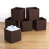 Large Capacity Cube Storage Box Foldable Cabinet Drawer Organizer Simple Square Storage Box  Snacks