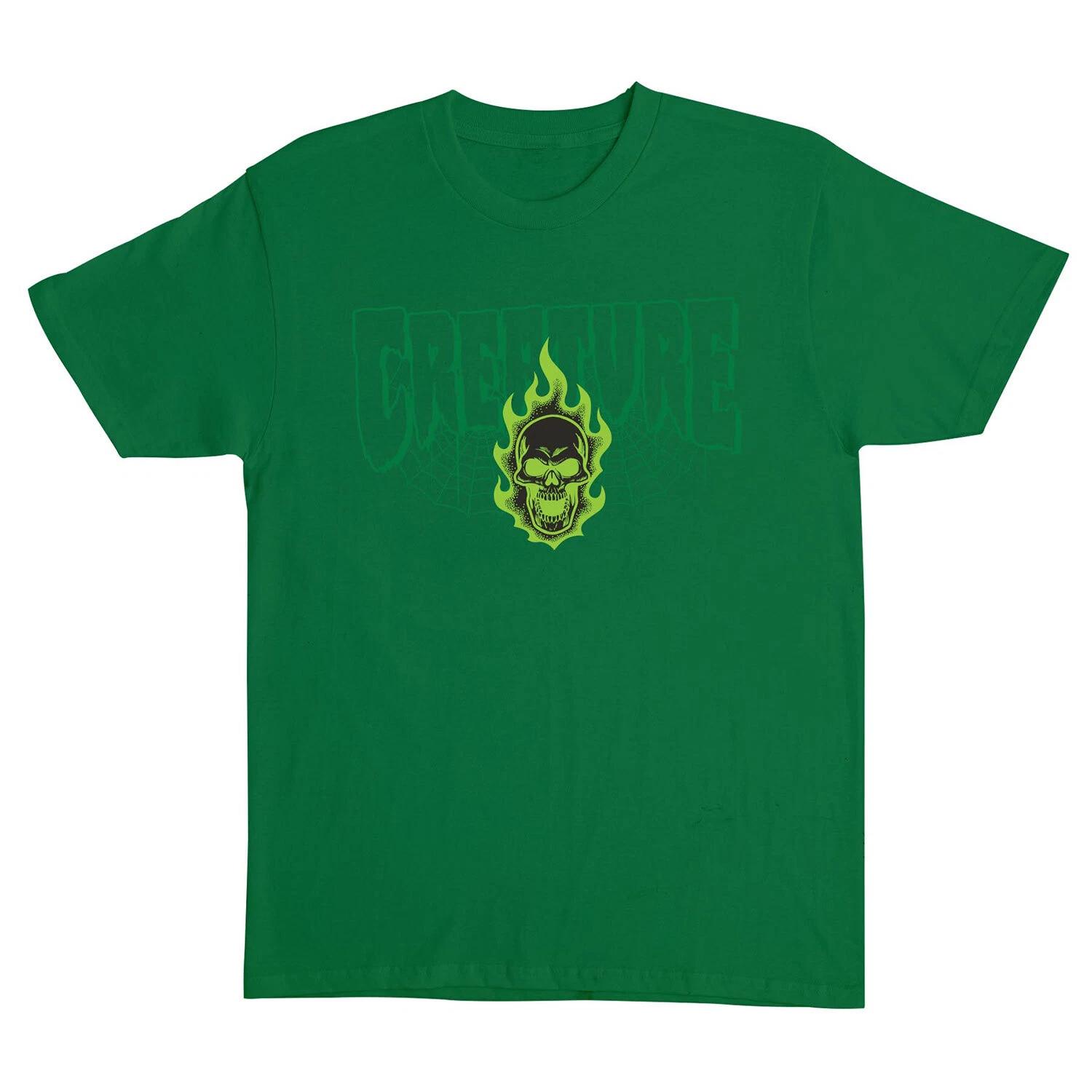 Creature Skateboards Shirt Bonehead 2 Relic Irish Green 3XL
