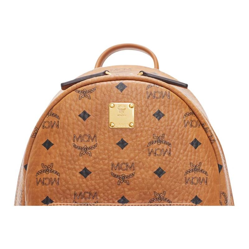 MCM Stark logo Pattern Outdoor Sports Backpack MMKGSVE03CO001