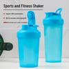 Unisex Shaker Bottle with Scale and Mixing Ball - Ideal for Protein Shakes, Smoothies, and Fitness Drinks