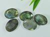 12X17MM Natural Labradorite Checker Cut Oval Cabochon Gemstone 5 Pcs Lot LM-1207