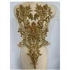 Handmade  Glass Rhinestones Bodice Garments Sew On 3D Heavy Beading Flower Accessory Black Red Blue for Wedding DIY