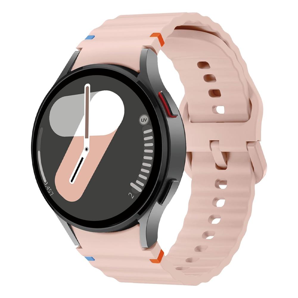 Sport Band for Samsung Galaxy watch 7/FE/4/5/6 classic/5 Pro 40 44mm No Gaps correa bracelet silicone belt Galaxy watch 7 straps