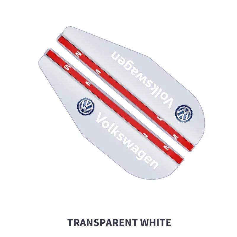 

For VW Volkswagen Jetta MK5 Golf 2Pcs Car Rear View Side Mirror Rain Board Eyebrow Sticker For Volkswagen VW Touran Beetle Golf