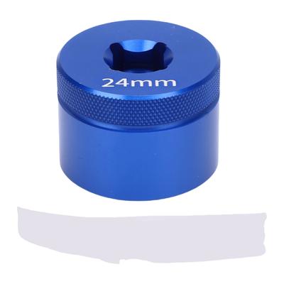 Nástroj na klíč pro víčko přední vidlice kola 24 mm Hliníková slitina Šestihranný nástroj na klíč pro víčko vzduchové komory odpružené vidlice pro horské kolo