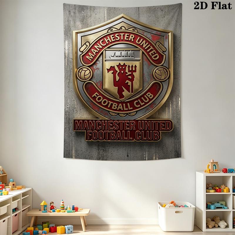Manchester Crest Artwork Bedding 1 Duvet Cover 2 Pillowcase Without Core Christmas Birthday Gift Duvet Cover And Pillowcase