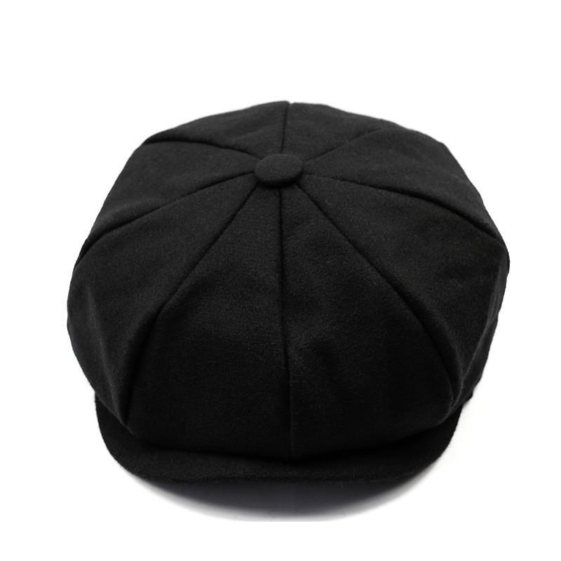 Wool Blend Octagon Hat For Men Women With Adjustable Fit For Winter Outdoor Casual Wear