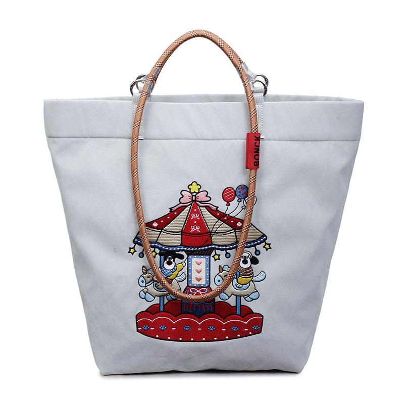 Environmentally Friendly Shopping Bag - Waterproof, Large Capacity, Hand-held, Shoulder Bag, Tote Bag