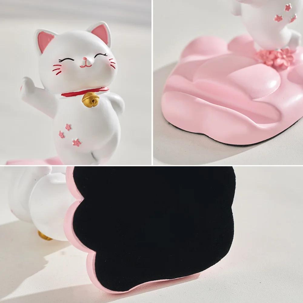 Cute Fortune Cat Cell Phone Holder Bracket Cartoon Cute Cell Phone Holder Creative Cute style small animal