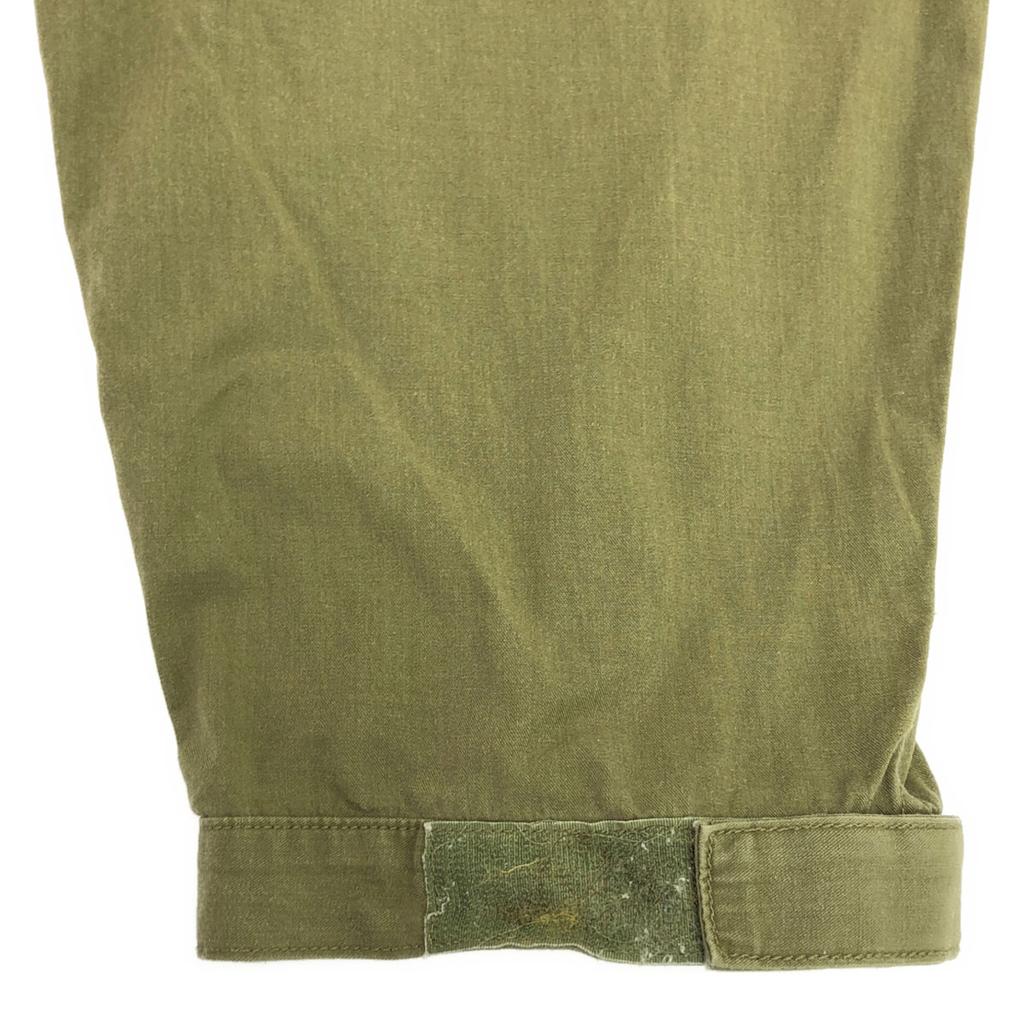 Nigel Cabourn Cropped Cargo Pants Khaki Button Fly Women Used
