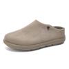 Men’s Summer Sandals Slipper Clogs Backless Mules Khaki Casual Shoes for Students Over Sized