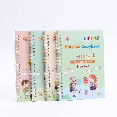 Children's German Groove Copybook for Preschool Handwriting Practice