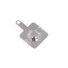 Set 5 buc. 12mm x 12mm - + Baterii Metalice de Înlocuire Placă de Contact cu Arc Slot Unidirecțional Argintiu Pentru Carcasa Baterii AA