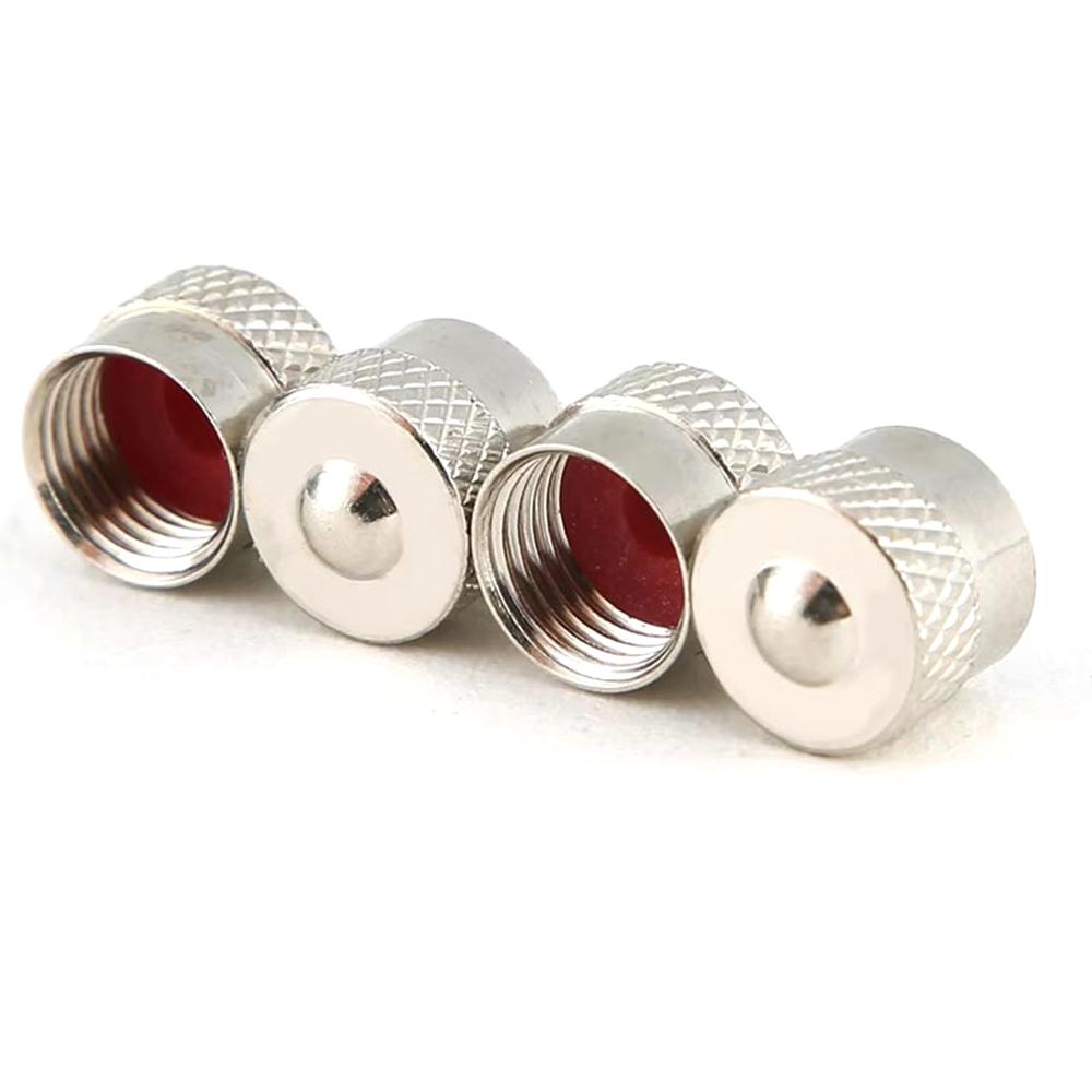 4PCS Tire Valve Stem Caps with O Rubber Ring, Tire Valve Caps for Car Tires Universal Stem Covers for Car Leak Proof Stem Cover