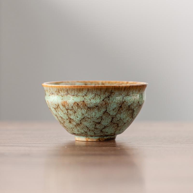Boutique Kiln-changed Tea Cup Master Teacup Ceramic Kung Fu Tea Set Tea Bowl Set Household Gifts Jianzhan Wuxing Cup