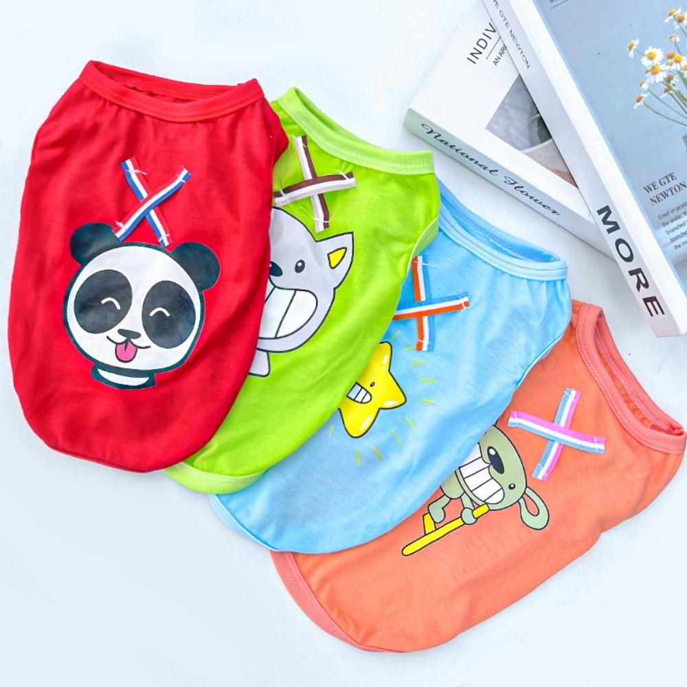 Spring and summer webbing X dog vest pet clothes pass pattern, cat dog clothes cat vest pet supplies