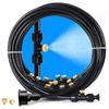 AILOXIN Spray Nozzle, Watering Nozzle, Automatic Watering Set, 30M Hose, Nozzle Mist Shower, 30 Nozzles, Brass, Watering, Lawn, Irrigation System, Spr