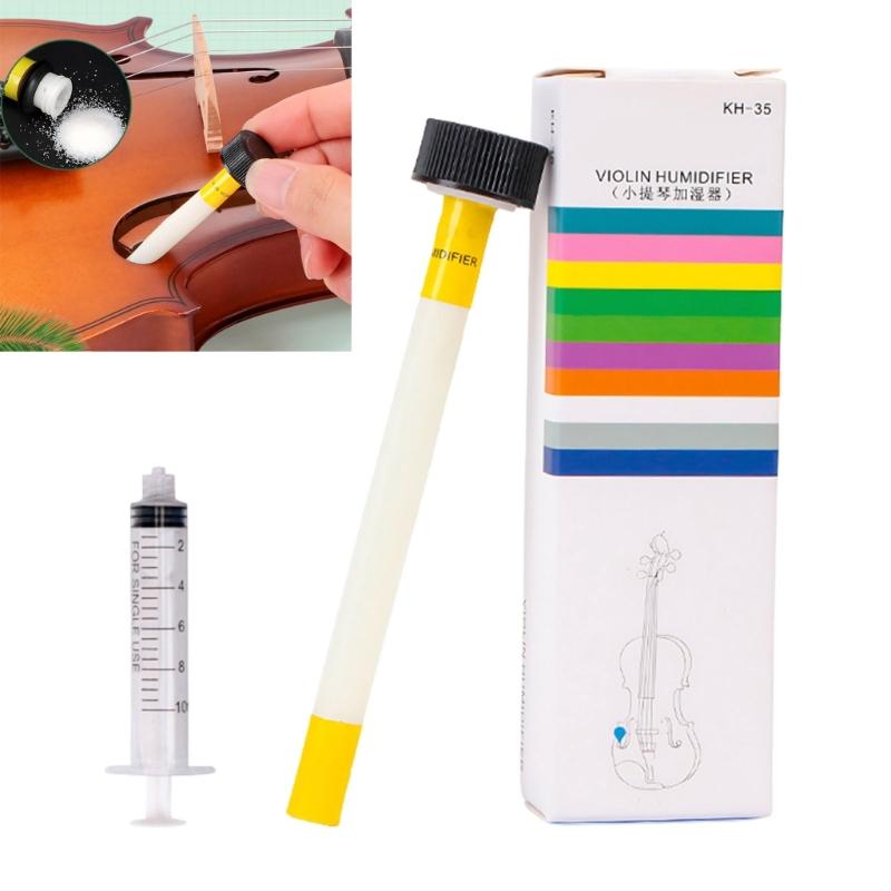 Violin Humidifier For Crack Prevention And Fiddle Maintenance Plastic Care Tool For String Instruments