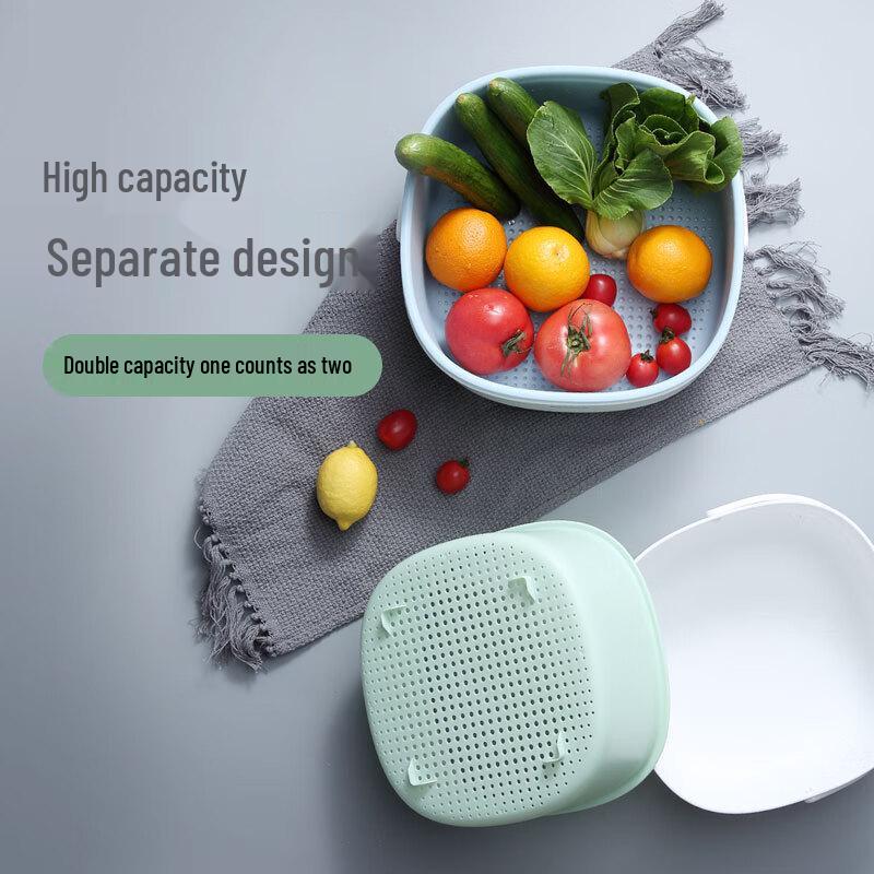 Doppelschichtiger Küchenabtropfkorb