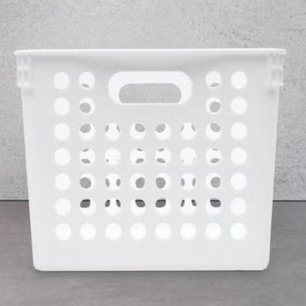 Leben(Speisekammer) Netzkorb Nr. 5 Weiß (17.5 * 26 * 14 cm)