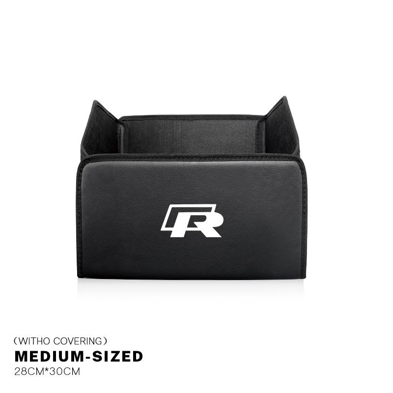 Car Trunk Storage Box Organizer Stowing Tidying Container Bag For VW Scirocco Jetta Beetle Golf Passat B6 Polo Tiguan CC Hub Cap