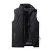 New down cotton vest autumn and winter couple warm vest Korean version trend removable hat outer wear thickened vest