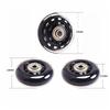 AEE2-50X18mm Set Of 2 Luggage Suitcase Replacement Wheels,PU Swivel Caster Wheels Carbon Steel Bearings Repair Kits