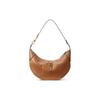 Polo Ralph Lauren Polo ID Adjustable Strap Dumpling Bag Leather Handheld Shoulder Bag Women bags Brown 428871248003