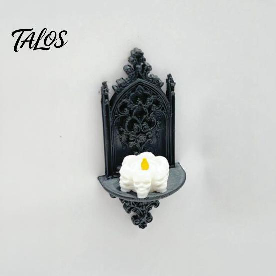 Stable Display Decoration 1/12 Scale Mini Shelf Stand, 3D Printed Miniature Accessories, Vintage Artistic Gift Idea Tiny Decor for Fairy Garden