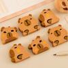 10Pcs Kawaii Capybara Eraser Soft School Supplies Clean Mess Free Stationary Office Student Rubber Eraser For Kids Gift
