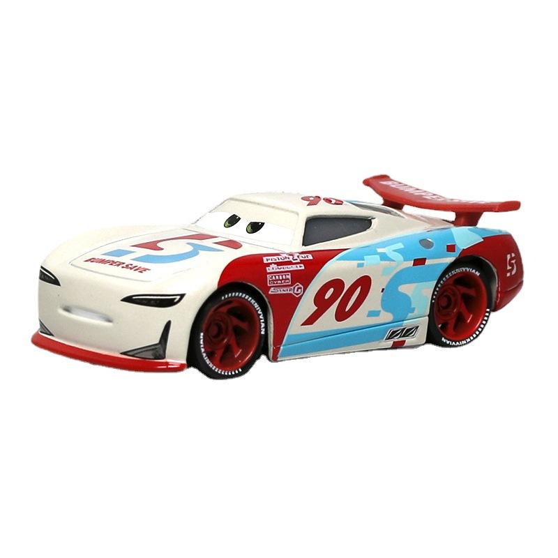 Disney Pixar Cars Lighting McQueen Alloy Car Model Love Version Silver Lightning McQueen Rare Children's Toy Car Christmas Gift