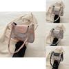 Trendy Korean Style Color Block Mini Bag Small Shoulder Crossbody Purse For Summer