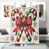 Bow Candy Cane Snowflake Xmas Throw Blanket,Warm Living Room,Office Rest Cover,Birthday Anniversary Home Casual Blessing Token