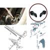 ESP1049 2 Pieces Rear Windshield Wiper Washer Water Spray Nozzle Single Hole Mounting 8E9955985 for  A3 A4 A6 Q7