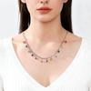 Colorful Clear Zircon Charms Women's Necklaces 2026 Stainless Steel Trendy Jewelry Choker Necklaces Party Birthday Gift 2026