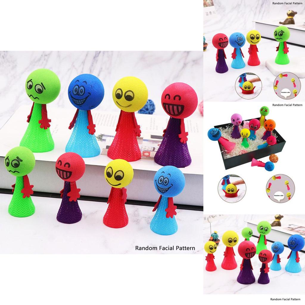 Spring Into Fun With Eva Spring Man Toys Set Of 4, 10cm Size, Great Gift For Friends