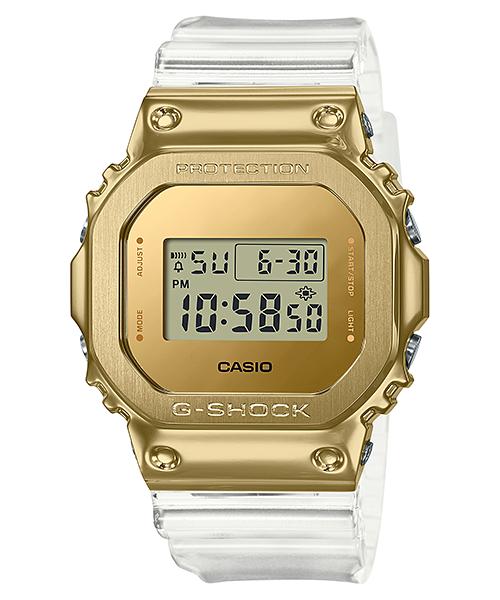 Casio G-SHOCK Men s Stainless Steel 200M Water Resistant Shock Resistant Alarm Quartz Watch GM-5600SG-9 золотой