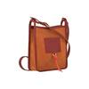 Longchamp Le Foulonné 20 Adjustable Shoulder Strap Zipper Closure Velvet Calfskin Shoulder Crossbody Bag Small Women Shoulder Bags Orange 10138HAT025