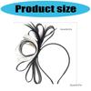 Feather And Tulle Hair Accessory For Weddings Parties Lightweight Adjustable Bridal Mesh Headpiece Fashion Headwear