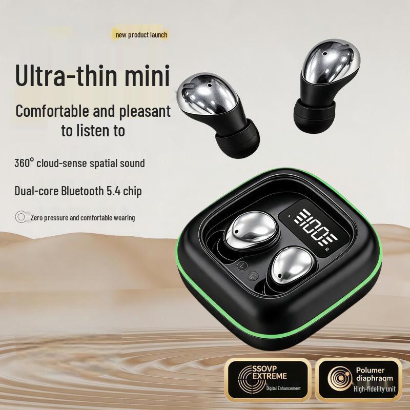Mini Invisible Noise-Cancelling Sleep Earbuds B51 – Ultra-Small, Long Battery, High Sound Quality, Comfortable for Extended Wear