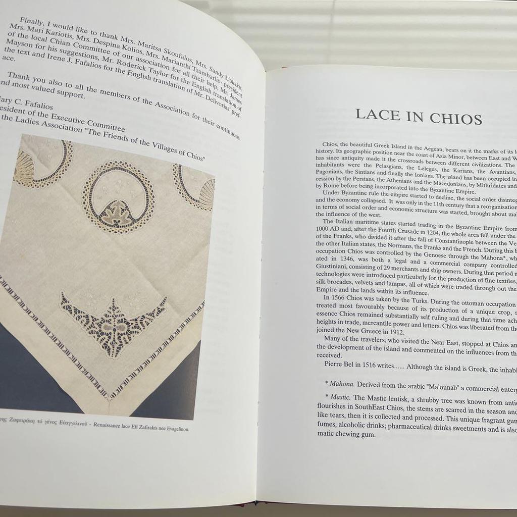 [USED] Greek lace design lace books patterns Chios island