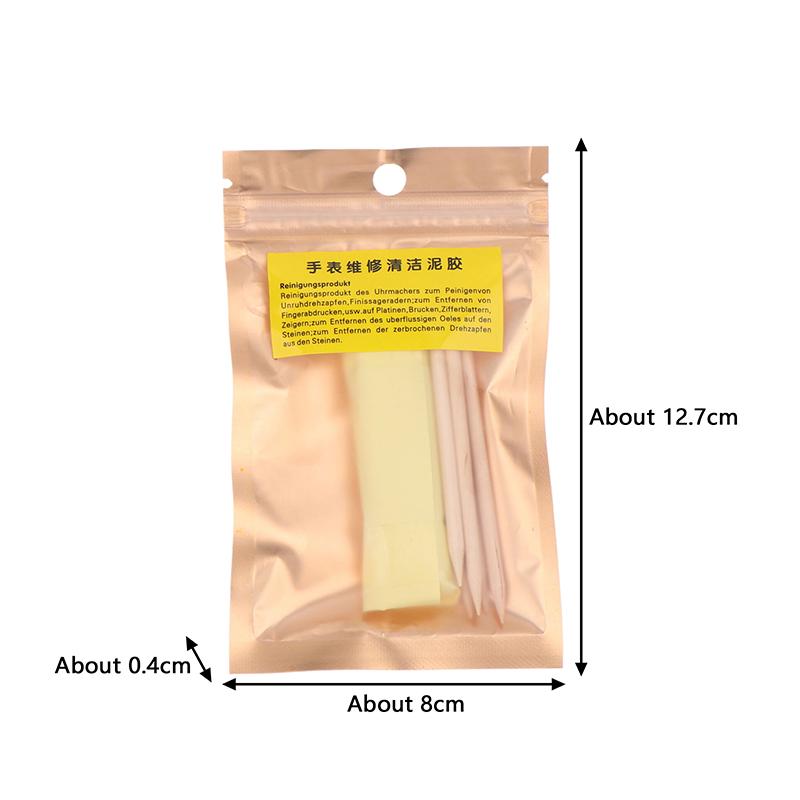 1 Set Watchmaker Parts Watch Movement Cleaning Clay Watch Cleaning Rubber Putty Cleaner Wristwatch Decontamination Repair Tool