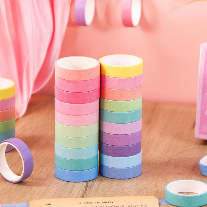 20 Rolls Colourful Decorative Stickers for Handwritten Diaries